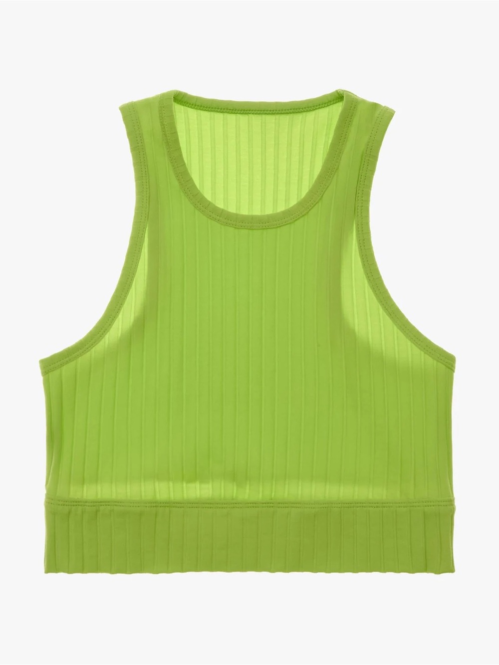 Helmut Lang Cropped Rib Knit Tank